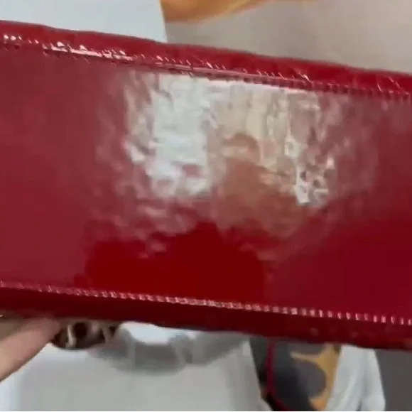 Dior Elegant Inspiration Burgundy Handbag - Picture 7 of 8